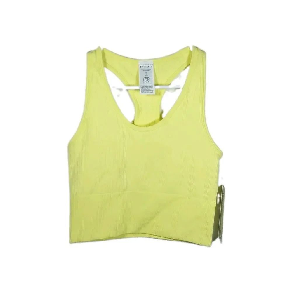 Athleta Women's Recharge Seamless Sz Xs Spark Rib Racerback Tank Top NWT
